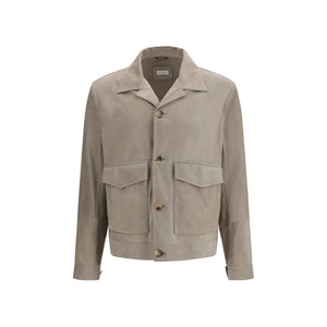 Bicolor Calf Leather Bos Taurus Clothing
