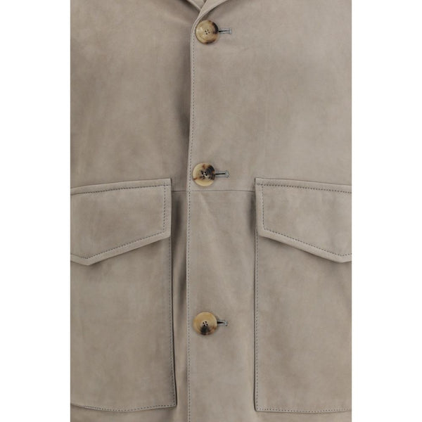 Bicolor Calf Leather Bos Taurus Clothing