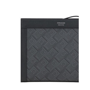 Black Polyethylene Clutch Bag