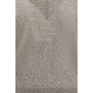 Brown Linen Sweatshirt