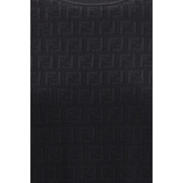 Black Viscose T-Shirt
