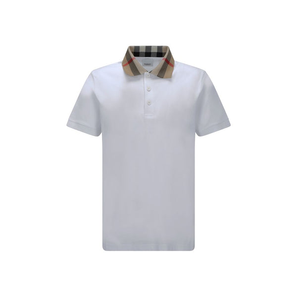 White Cotton Polo Shirt