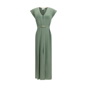 Bicolor Viscose Casual Dress