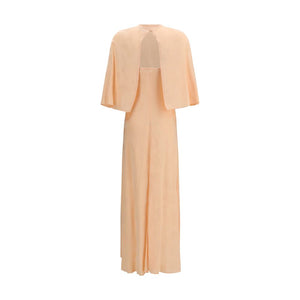 Orange Viscose Casual Dress