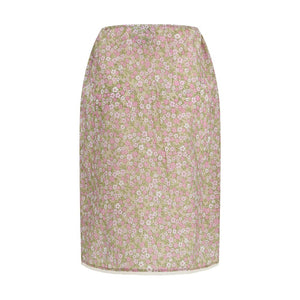 Multicolor Nylon Midi Skirt