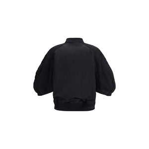 Black Cotton Denim Jacket