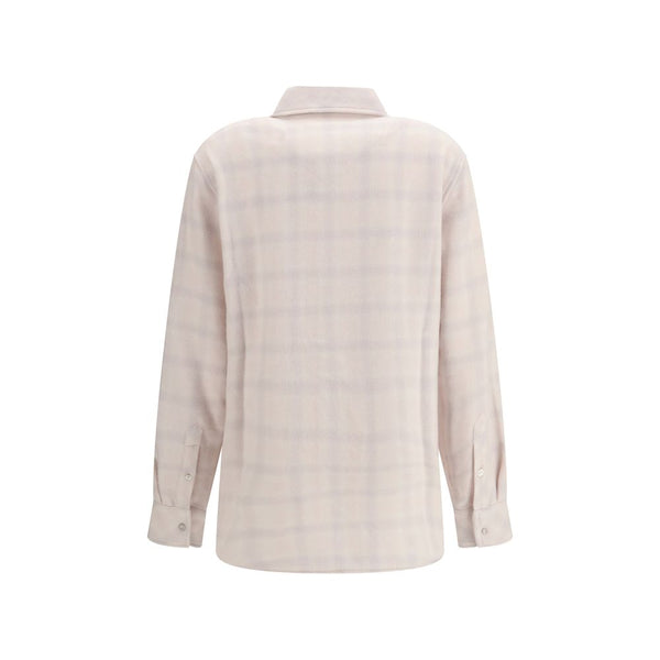 White Cashmere Pattern Shirt
