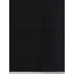 Black Silk Sleeveles T-Shirt