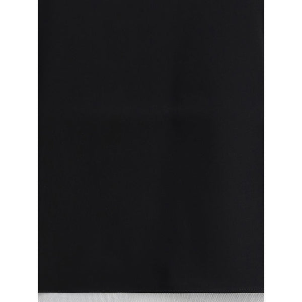 Black Silk Sleeveles T-Shirt