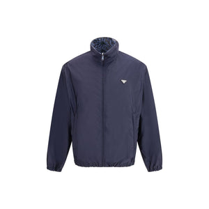 Blue Recycled Polyamide Shell Jacket