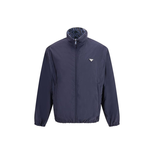 Blue Recycled Polyamide Shell Jacket