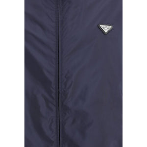 Blue Recycled Polyamide Shell Jacket