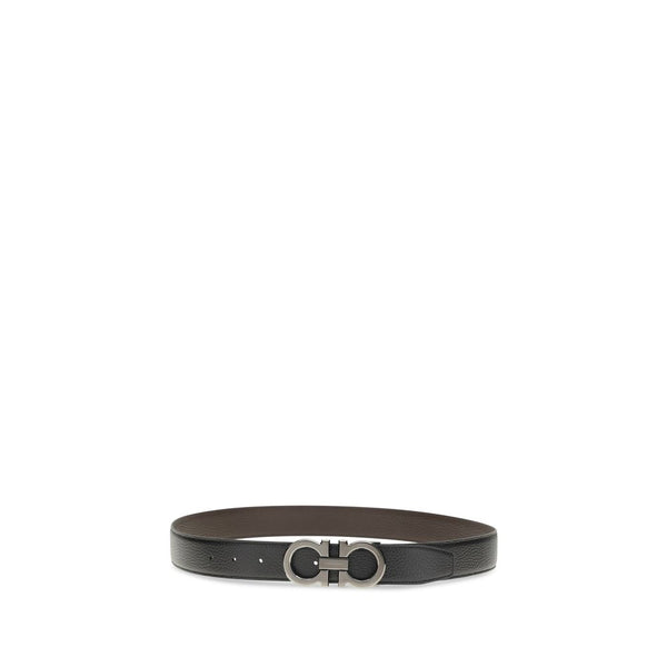 Black Leather Regular Belt