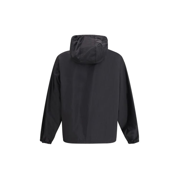 Black Recycled Polyamide Shell Jacket