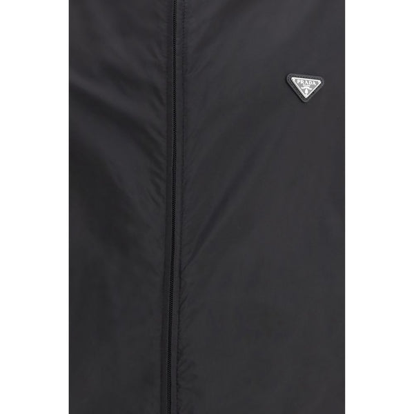 Black Recycled Polyamide Shell Jacket