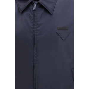 Blue Nylon Shell Jacket