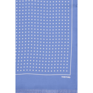 Blue Silk Scarf