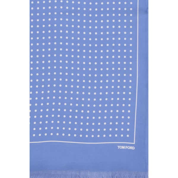 Blue Silk Scarf