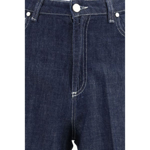 Blue Cotton Jeans Denim