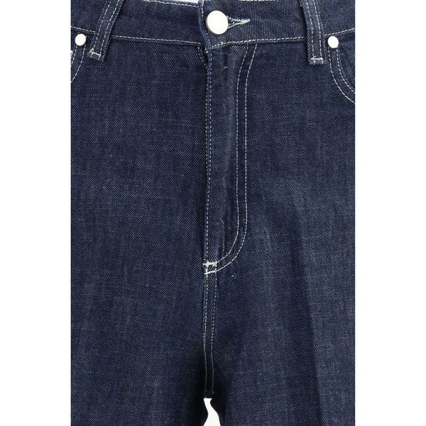 Blue Cotton Jeans Denim