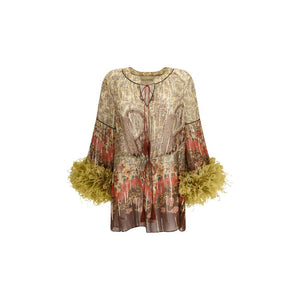Multicolor Silk Blouse