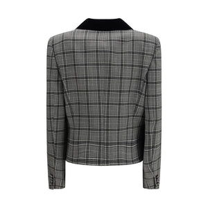 Gray Fleece Wool Coat