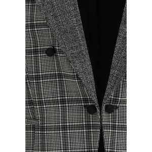 Gray Fleece Wool Coat