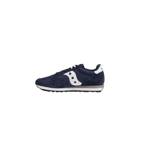 Blue Suede Leather Low Top Sneakers