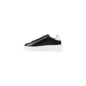 Black And White Synthetic Chunky Sneakers