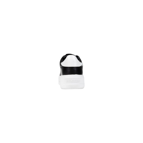 Black And White Synthetic Chunky Sneakers