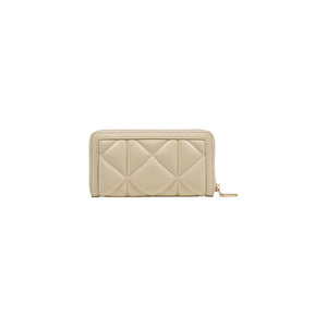 Cream Artificial Leather Wallet