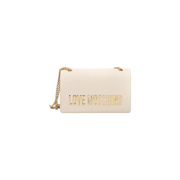 Beige Polyethylene Handbag
