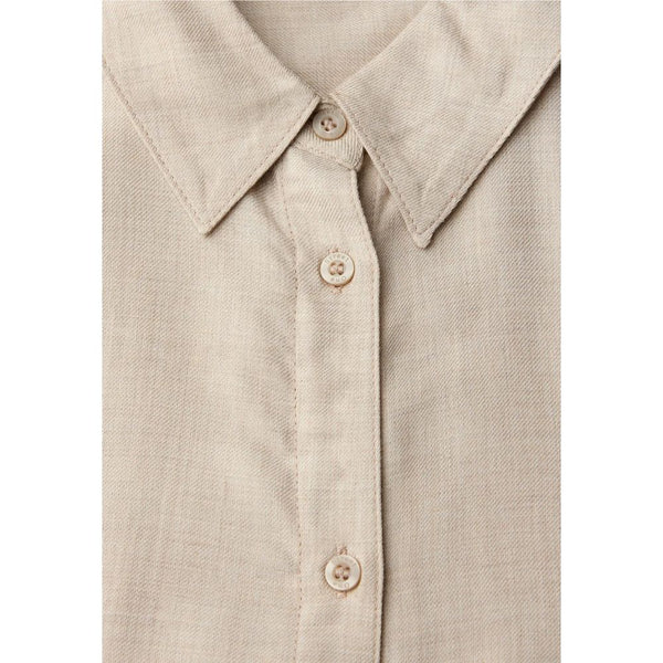 Beige Viscose Blouse