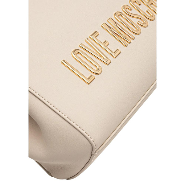 Beige Polyethylene Handbag