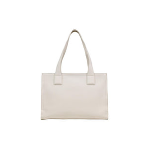 Beige Polyethylene Handbag