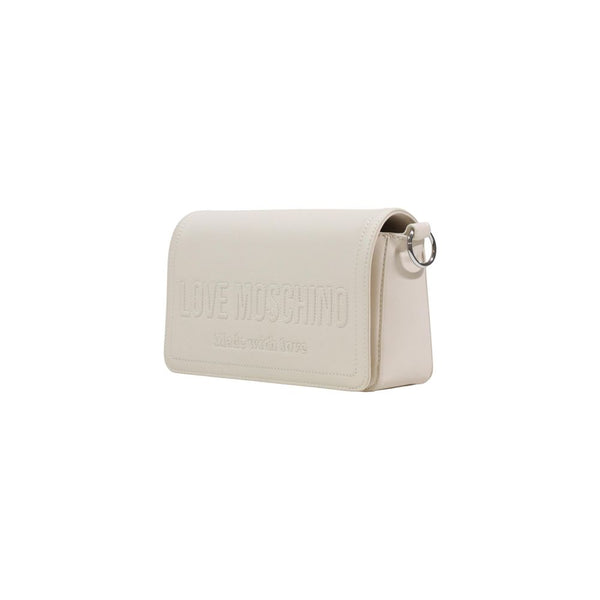 Beige Polyethylene Handbag