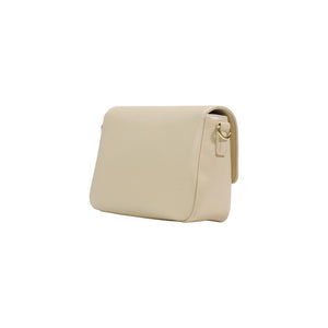 Cream Polyethylene Handbag