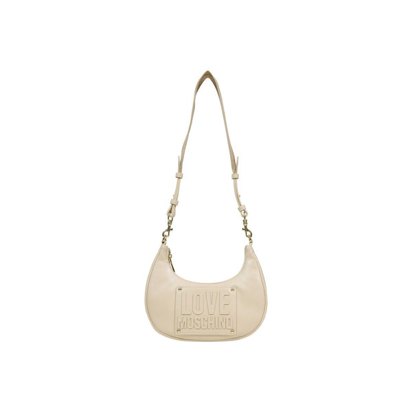 Cream Polyethylene Handbag
