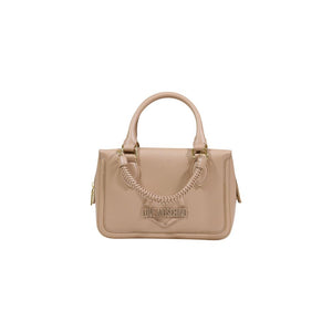 Beige Polyethylene Handbag