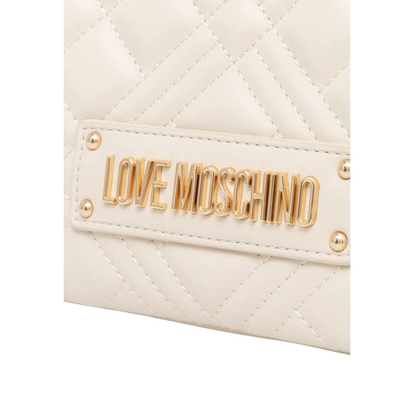 Beige Polyethylene Handbag