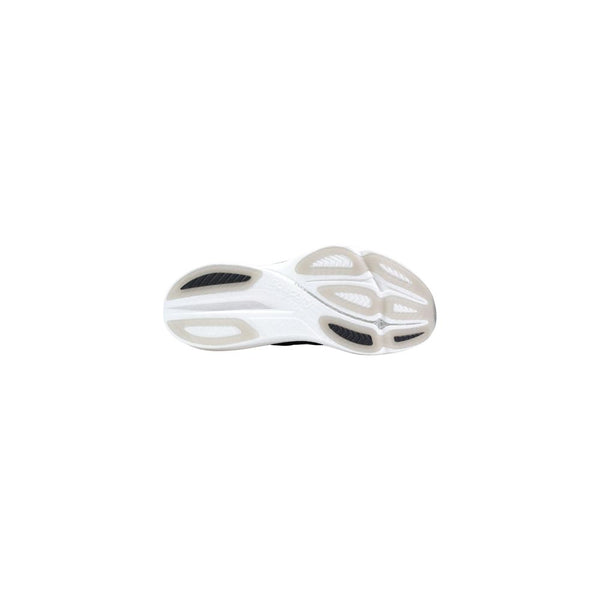 Black And White Textile Athletic Sneakers