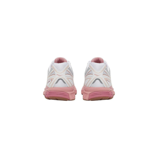 White Textile Athletic Sneakers