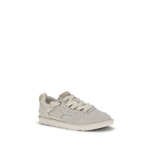 Purple Calf Leather Bos Taurus Low Top Sneakers