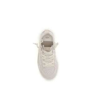 Purple Calf Leather Bos Taurus Low Top Sneakers