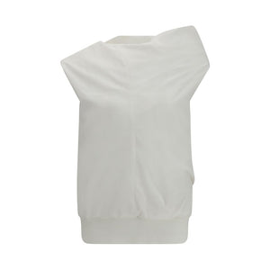 White Polyester Sweatshirt