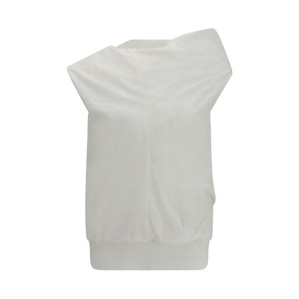 White Polyester Sweatshirt