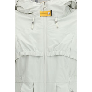 White Polyamide Shell Jacket