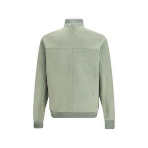 Bicolor Calf Leather Bos Taurus Shell Jacket