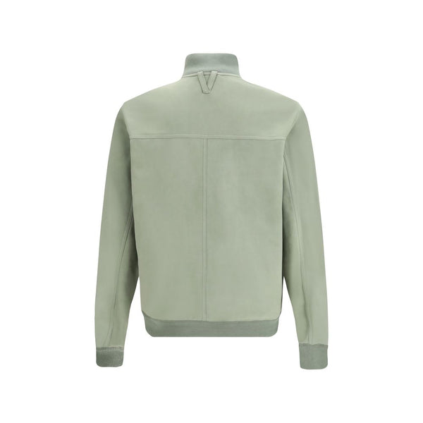 Bicolor Calf Leather Bos Taurus Shell Jacket
