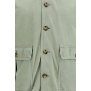 Bicolor Calf Leather Bos Taurus Shell Jacket